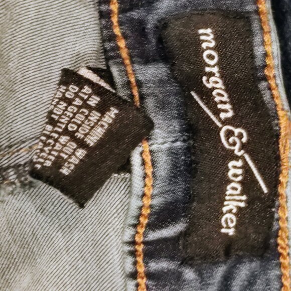 Morgan & Walker Plus Size 30 Jeans – Stretch Denim, Bootcut, Medium Blue - Picture 6 of 7